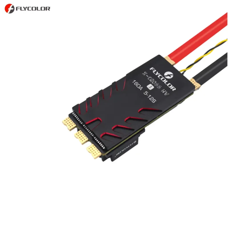 FLYCOLOR X-CROSS HV 3 RC ESC 60A/80A/120A/160A 5-12S BLHeli-32 64MHz 32-Bit Brushless Speed Controllers for RC FPV Racing Drone