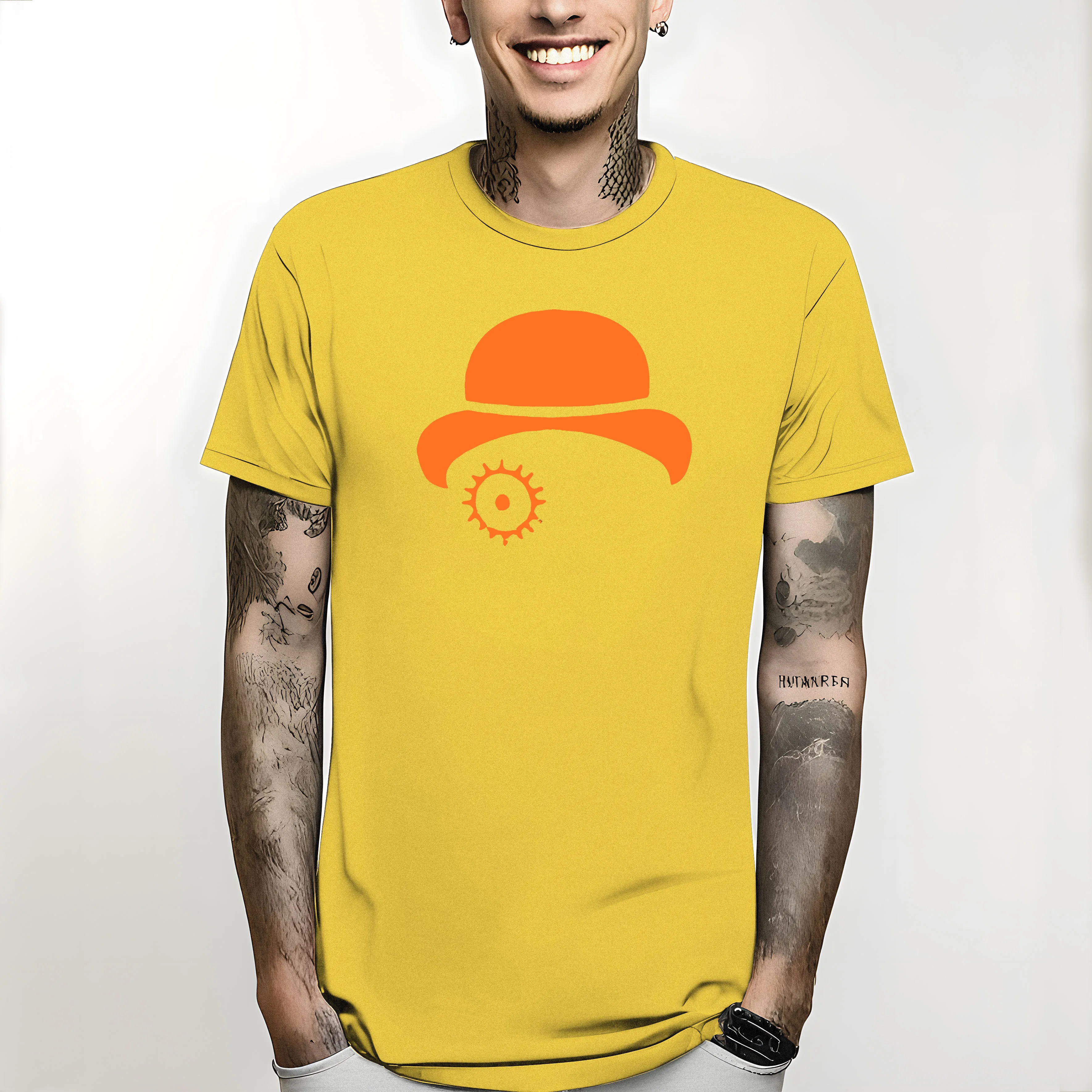 T-Shirt Summer men Mechanical orange film cotton t shirt Short Sleeve funny printed Mens 2024 Fashion Style anime clothes manga