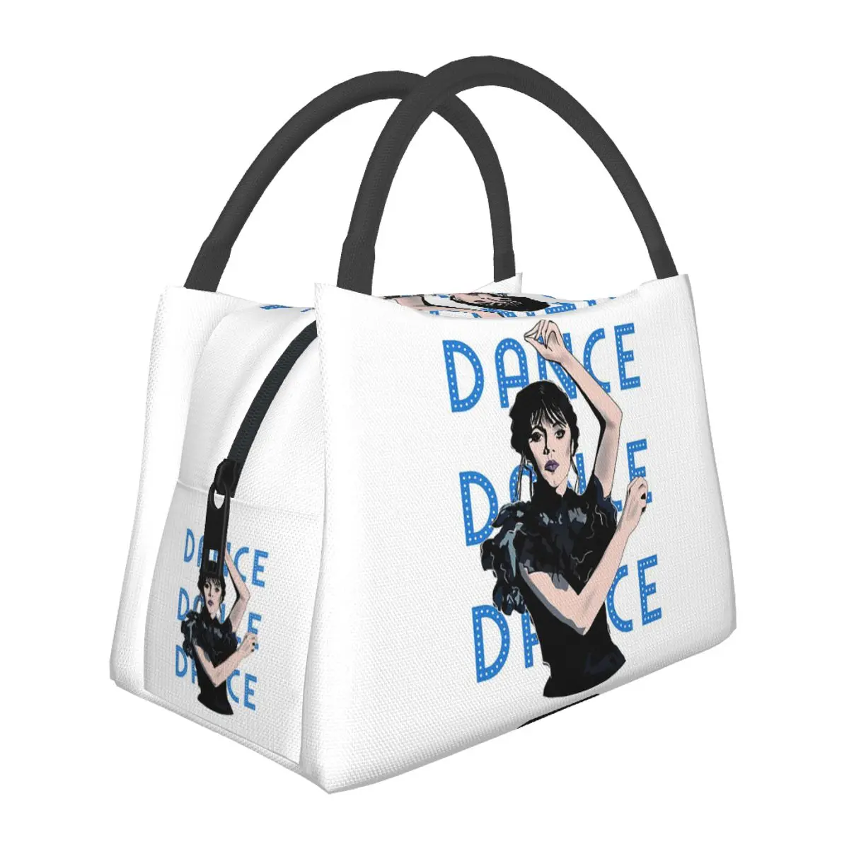 Wednesday Addams Dancing Dance Thermal Lunch Bags Insulated Bento Box  Lunch Tote Picnic Bags Thermal Bag for Woman Work