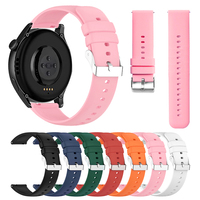 Universal Silicone Strap 20mm 22mm Quick Release Sport Waterproof Men Women Replacement Bracelet Band Watch Accessories Pink