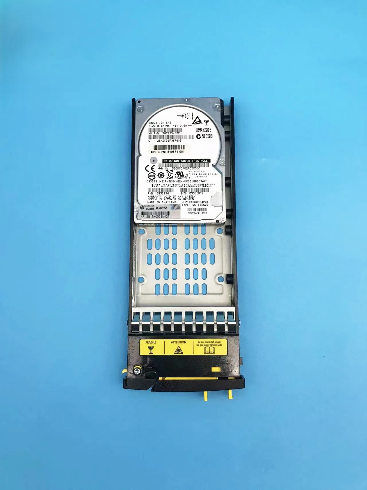 

3PAR 8000 K2P99B 810761-001 600GB 10K 2.5 787175-002 hard disk