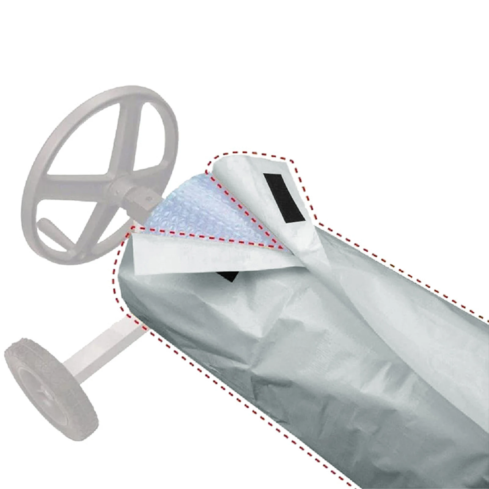 

Swimming Pool Maintenance Pool Cover Reel Roller All-season Pool Cover Reduces Evaporation Secure And Snug Fit