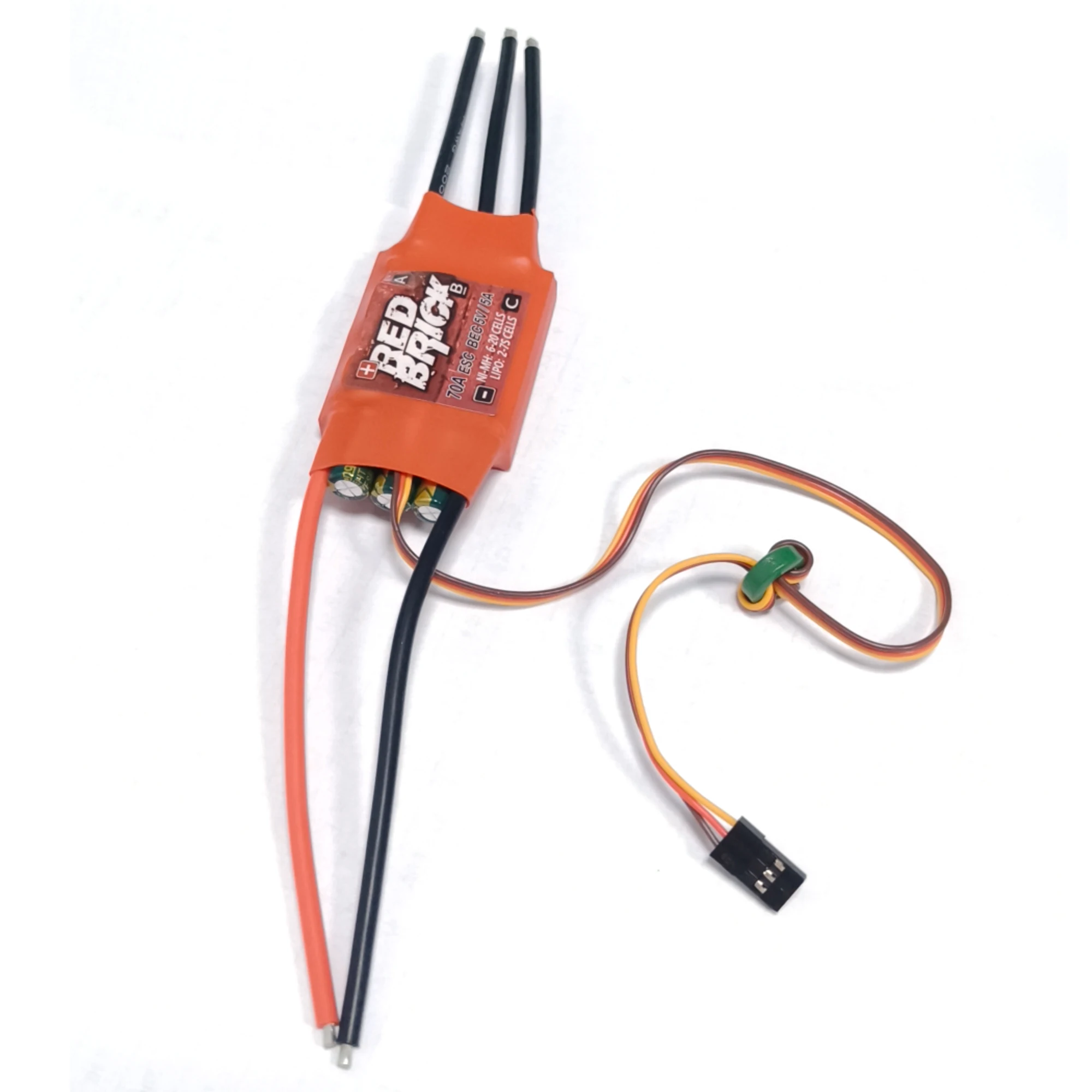Rode Baksteen Borstelloze Electronic Speed Controller 200A125A 100A 80A 70A 50A Esc 5V/5A 5V/3A bec Voor Schip Model Onderdelen