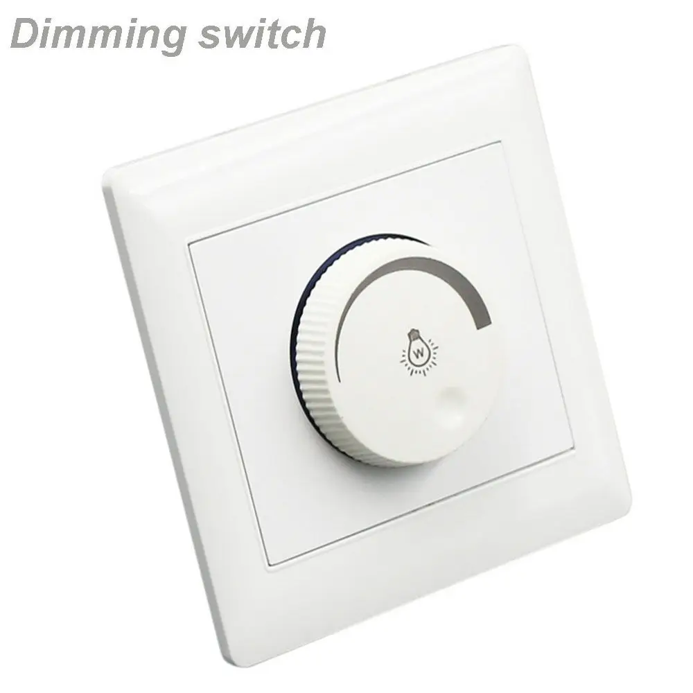 220V Durable Professional White Lamp Light Switch Dimmer Brightness Controller For Filament Lamp