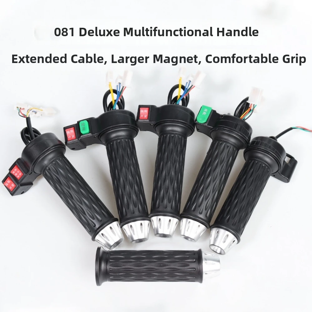 Universal Electric Vehicle Handlebar Multistyles Plastic E-Bike Twist Throttle Black Drive the Car Transfer The Handle