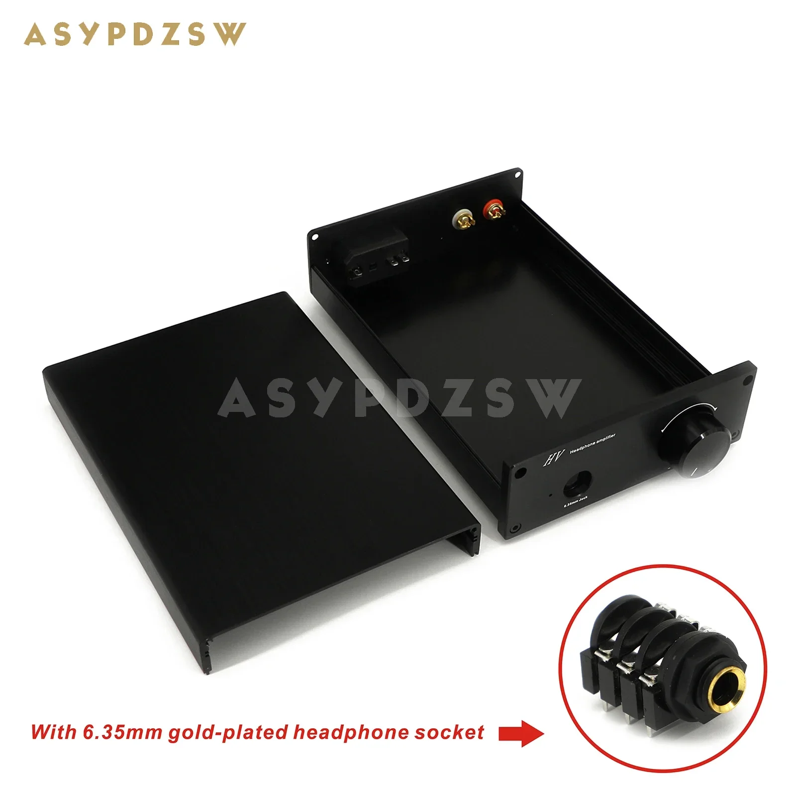 Усилитель для наушников ZEROZONE HV1/HV4, серебристый или черный, универсальный полностью алюминиевый корпус HV-1/HV-4, корпус/корпус/коробка