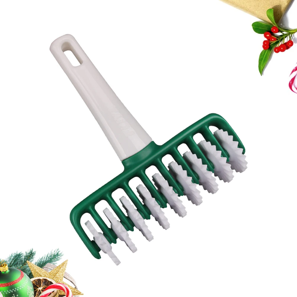 

Multi-Function Noodle Maker Roller Tool 9-Blade Dough Cutter Manual Plastic Roller Kitchen Dough Pastry Cutter for Cooking