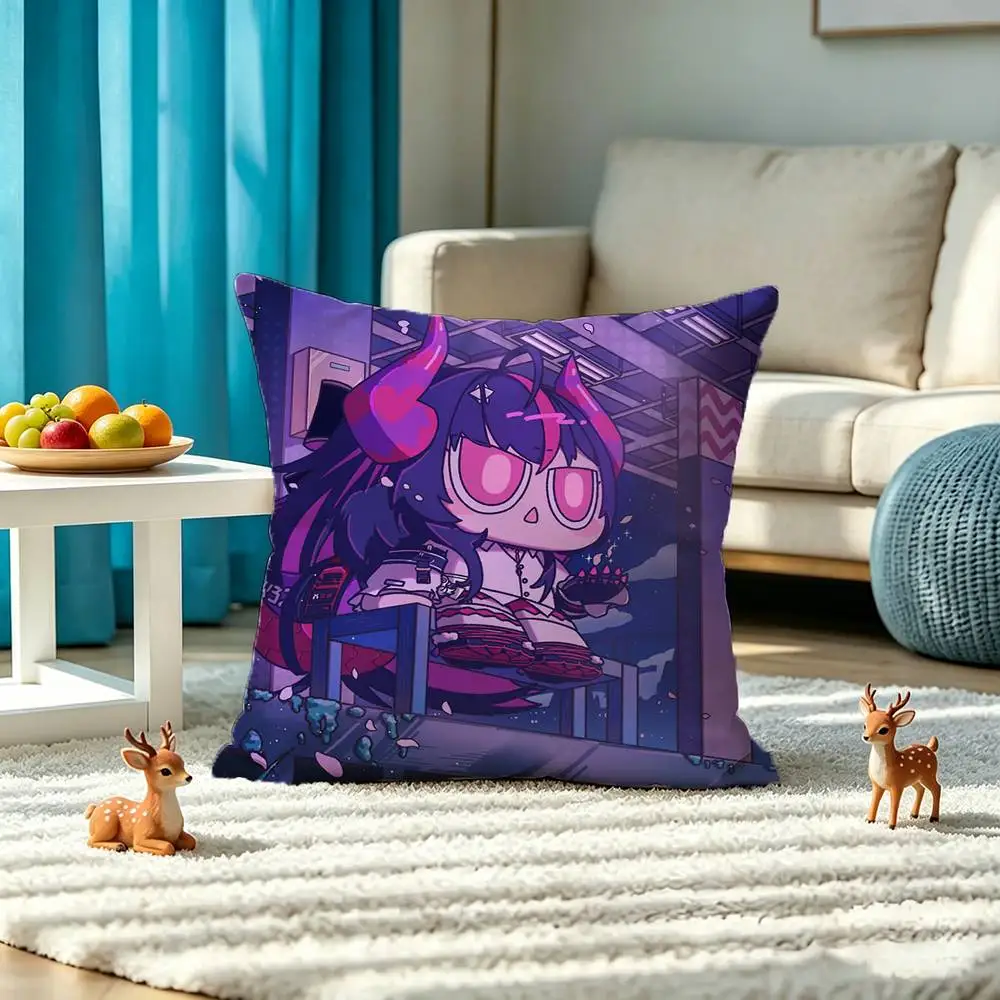 NTE game Neverness to Everness Square Double-Sided printed Pillow Case Bedroom Bedside Pillow Sofa Cushion Cover