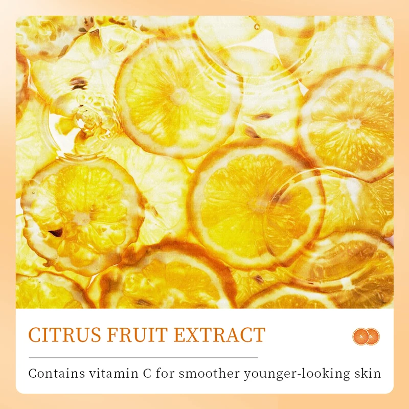 

BIOAOUA Orange Vitamin C Whitening Facial Wash Oil Control Stain Removal Brightening Amino Acid Mild Facial Wash For Women Z8E9