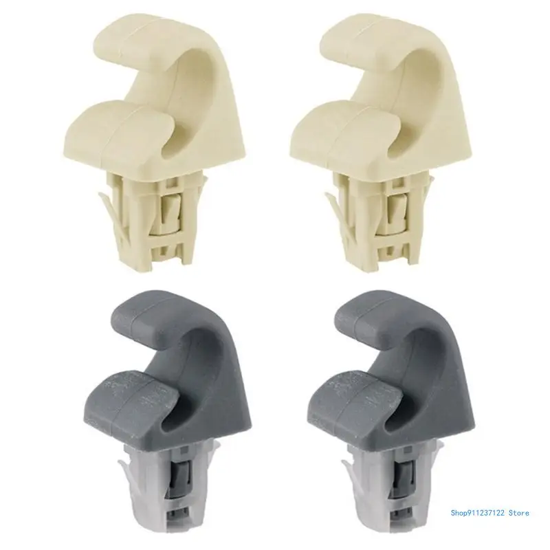 74348-33040 Replacement Sun Visor Clip Hook Bracket for Camry-Corolla Matrix-Prius Plastic Sunvisor Fastener Clip