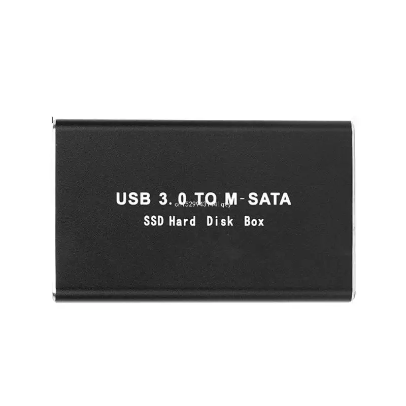 USB3.0 mSATA Solid-State Case- Box All Aluminum Alloy msata USB SSD Enclosure 6.5x4.0x1.0cm Dropship