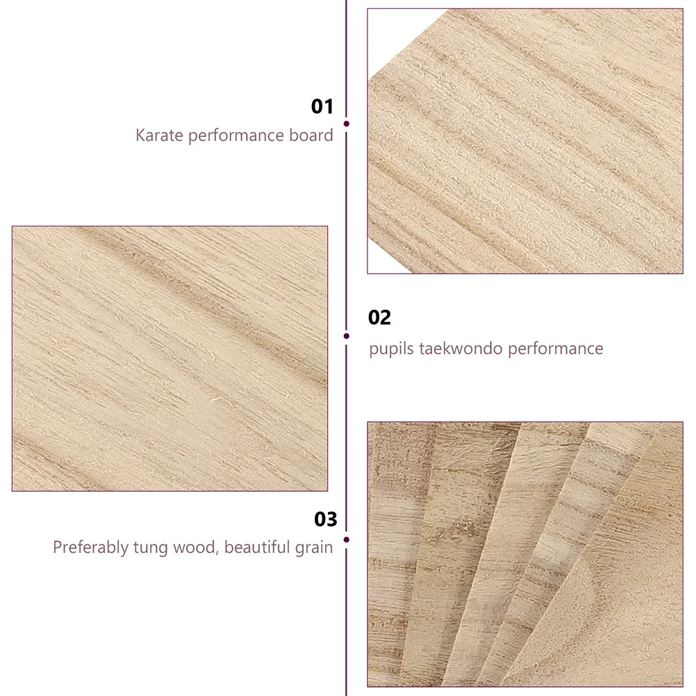 

9 Pcs Taekwondo Competition Board Breakable Boards Advanced for Karate Planks Breaking Performance