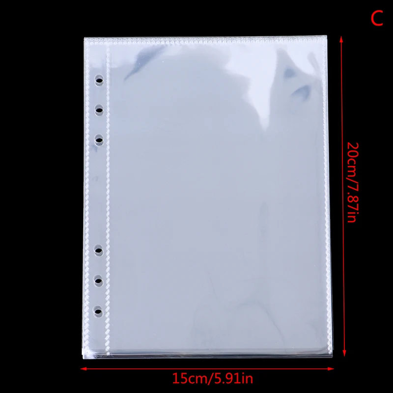 10 teile/paket a5 transparenter Fotoalbum binder füllen Innenhüllen für kpop lomo Karten Fotokarte Spielkarte a5 Album binder nach