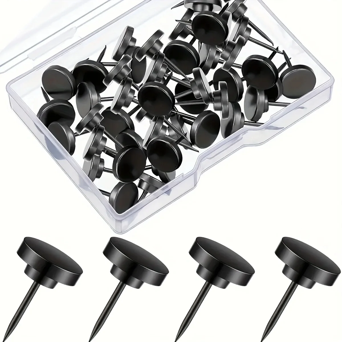 50 قطعة من دبابيس ضغط الزهور تعرض دبابيس ضغط الحائط للمنزل والمدرسة والخرائط والمكتب ولوحة الفلين وصور التقويم