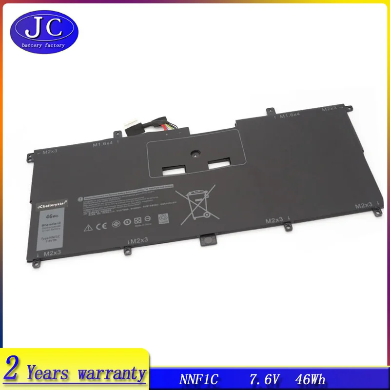 JCLJF NNF1C HMPFH Laptop Battery For Dell XPS 13 9365 XPS13-9365-D1805TS,D1605TS N003X9365-D1516FCN NP0V3 P71G P71G00 46WH