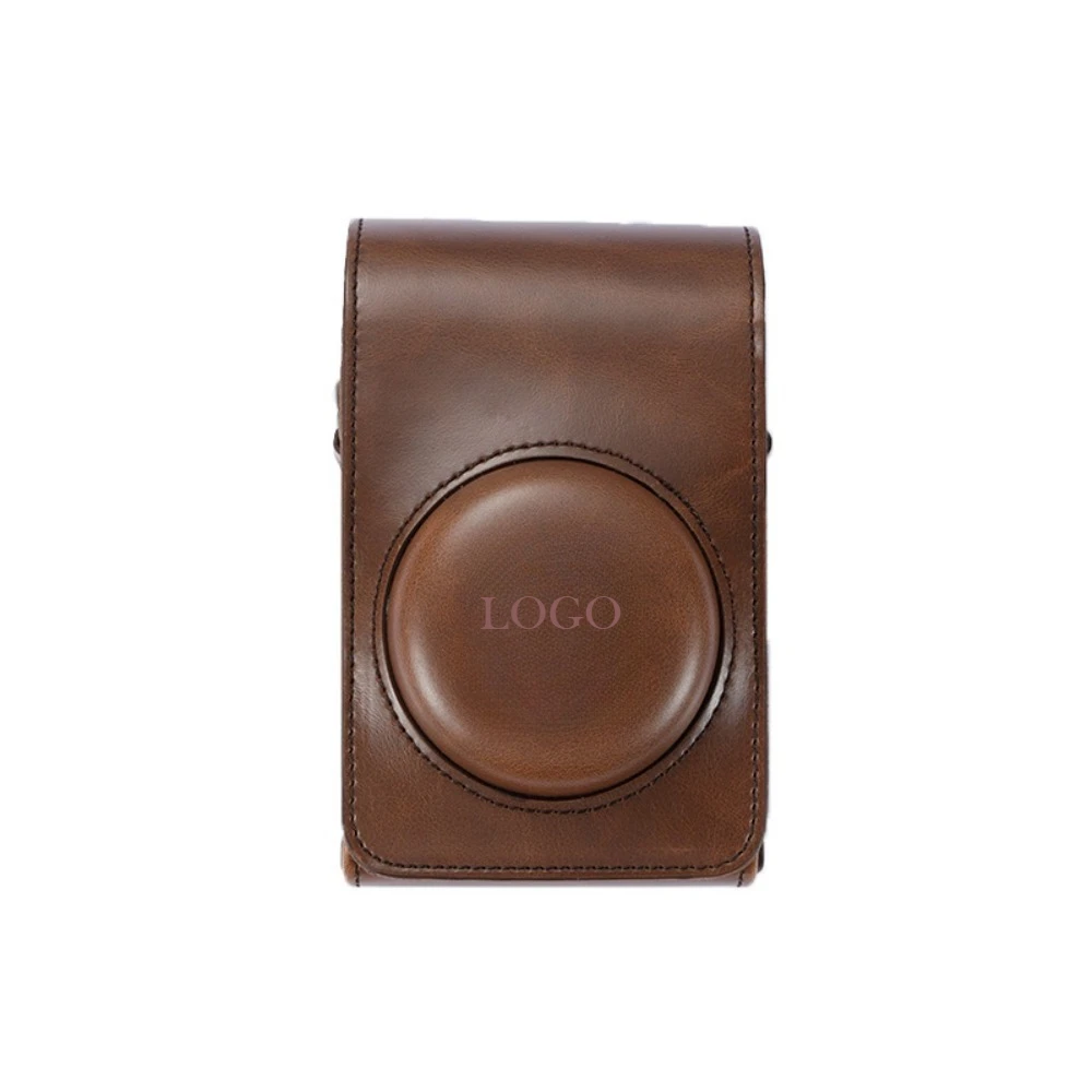 PU Leather Camera Case Bag  Camera Storage Bag Shoulder Strap Case For Ricoh GR GR2 GR3 GRIII GR II Generation Camera Case view 5