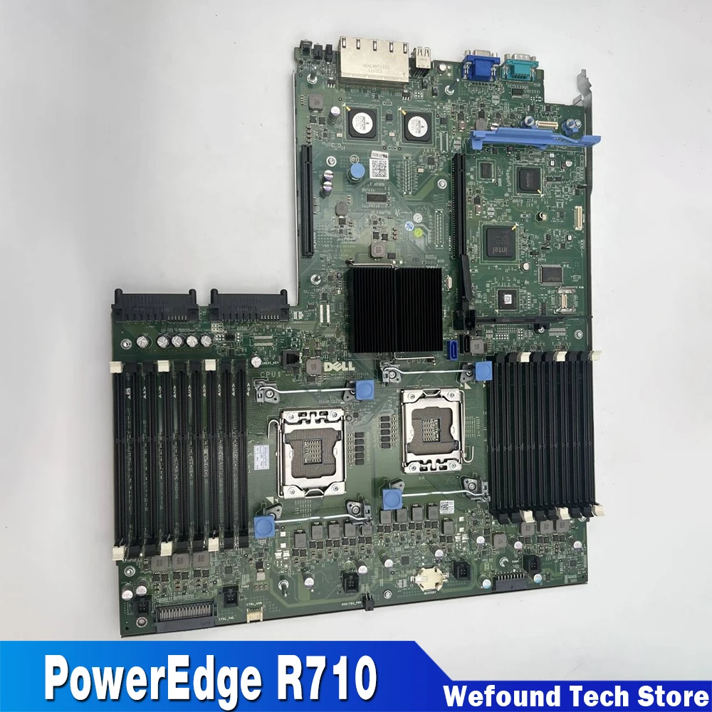 اللوحة الأم للخادم لـ Dell PowerEdge R710 CPU YMXG9 M233H XDX06 لوحة النظام PowerEdge R710