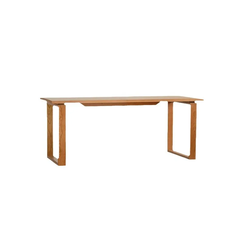 

Solid wood dining table thickened Nordic Japanese-style household small apartment cherry wood