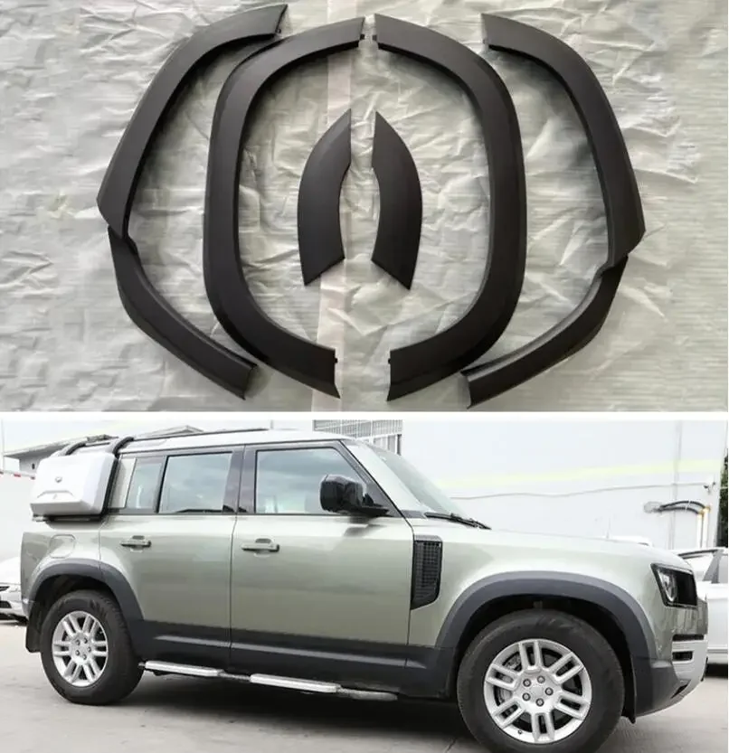 

ABS Paint For Land Rover Defender 90 110 2020 2021 2022 2023 Wheel Eyebrow Round Arc Fender Flares Body Kit Cover