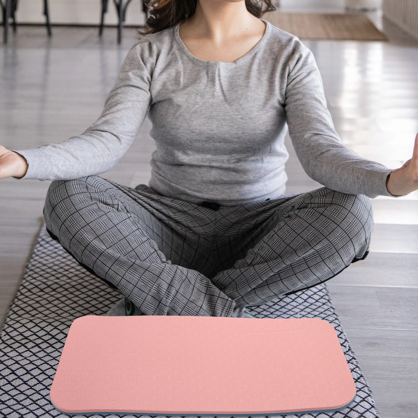 

Supple Yoga Cushion Kneeling Pad Non Slip Knee Elbow Protection Comfortable Fitness Exercise Yoga Mat Supporting Pad