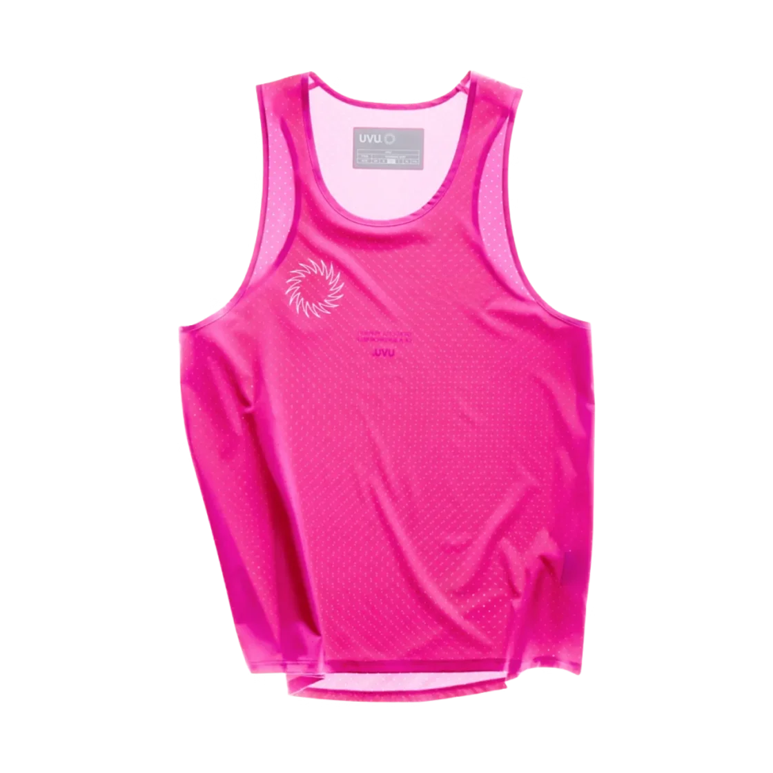 UVU Running Vest Breathable Quick Dry Short Sleeve Hole Hole Vest