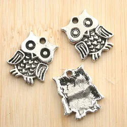 10pcs 18.3x13mm,hole:1.2mm Alloy Charm Cute bird pendant G1290