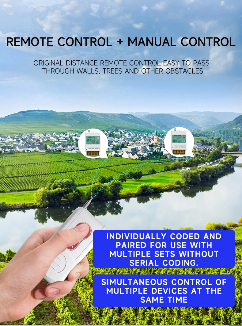 Remote Wireless Remote Control Switch, Lighting Motor, Water Pump Controller, Small Size, Simple 220V Intelligent Controller