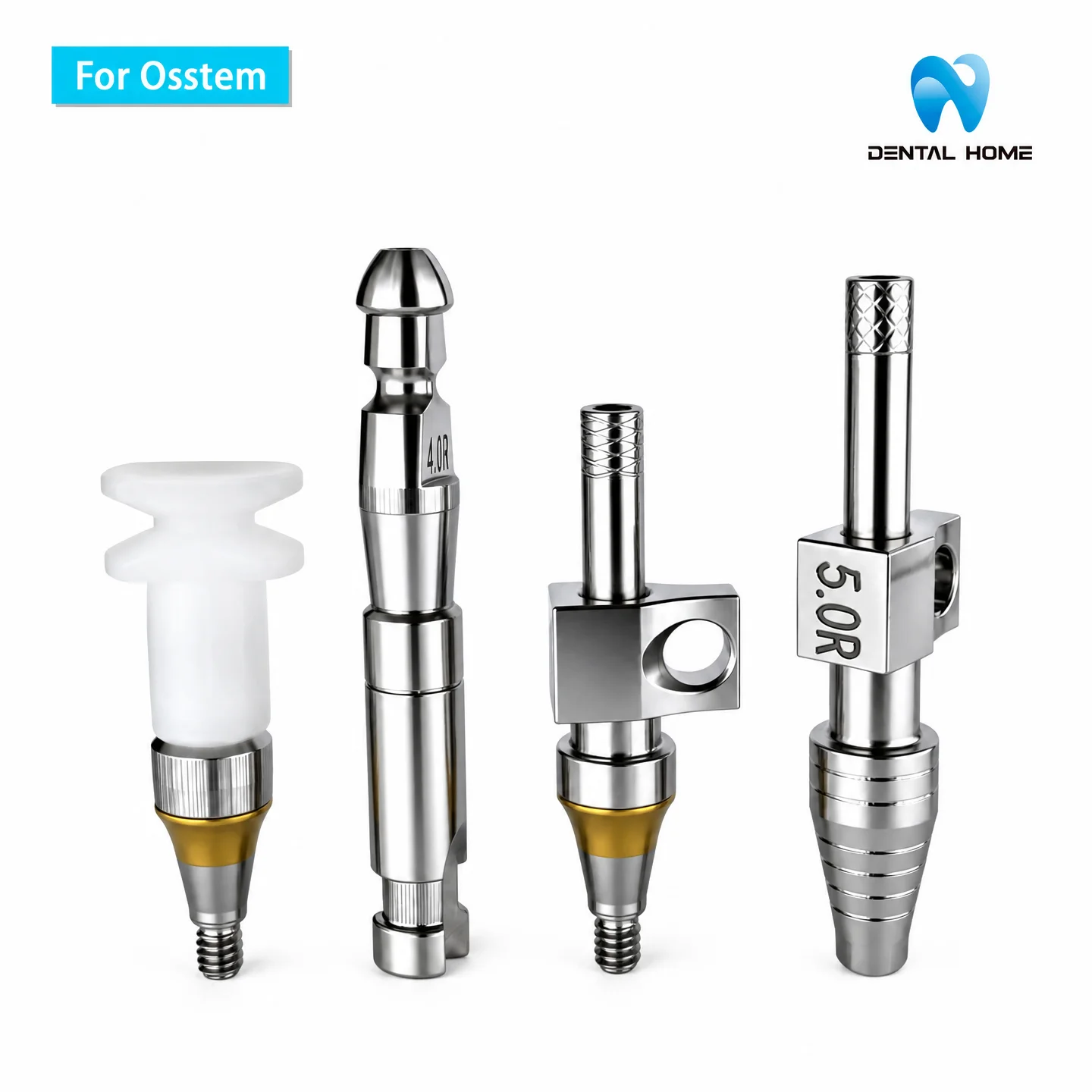 For Osstem Multi unit Straight Angled Abutment Fixture Pick-up&Transfer Impression Coping Multi unit base Healing cap Pre-Milled