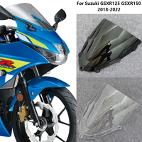 GSXR125 Windscreen Windshield For 2018 2019 2020 2021 2022 Suzuki GSXR 125 GSXR150 GSX-R 150 Front Wind Deflector Double Bubble