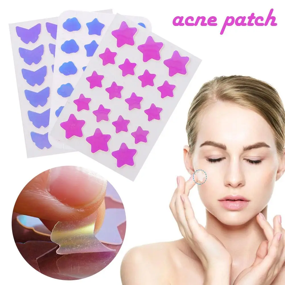 18 Allzweck unsichtbares Make-up Make-up schillernde Akne flüssige Akne atmungsaktive Akne Öl Haut Concealer Patch essentielle Patch r w0t4