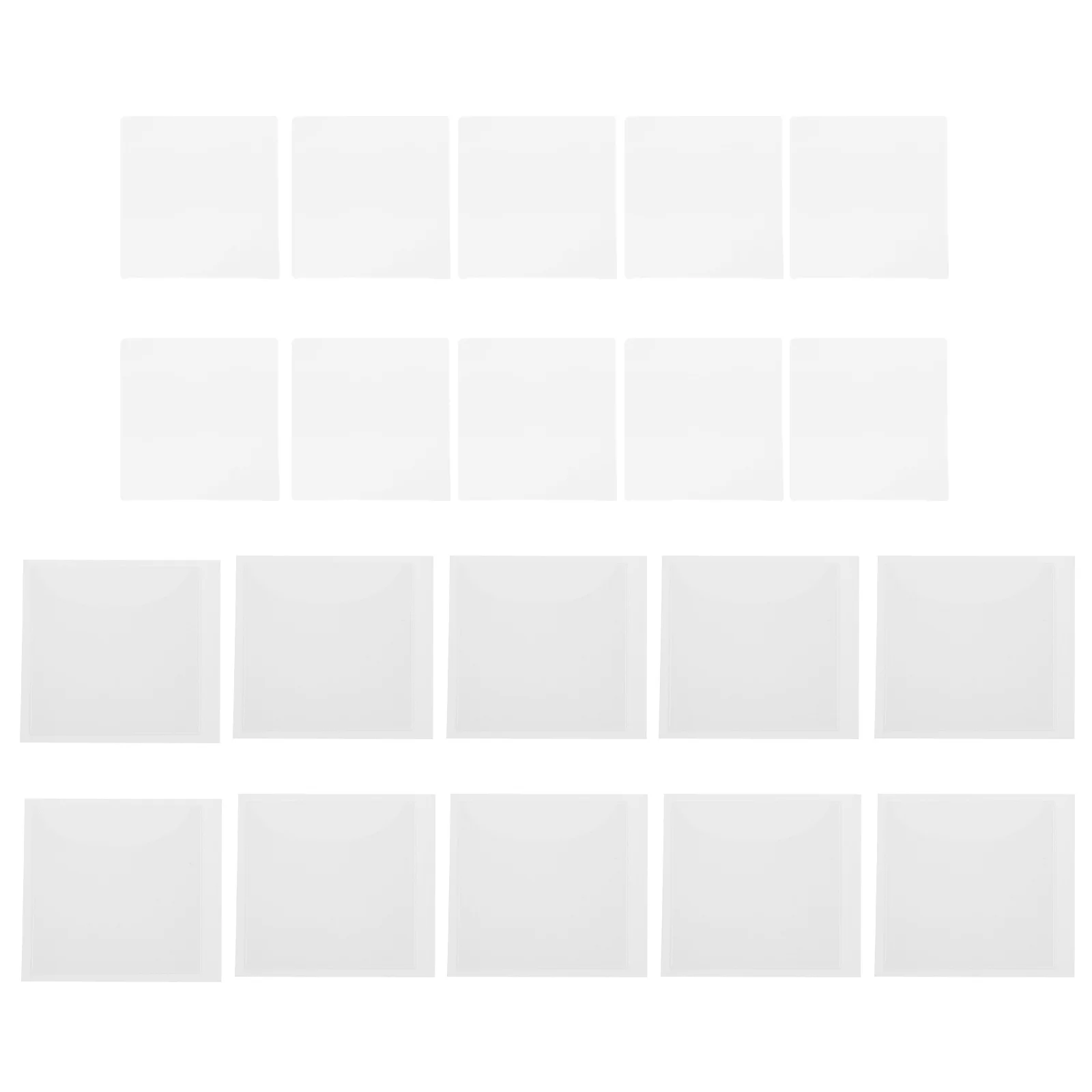 

10Pcs Car Label Pouches Transparent Vehicle Tag Storage Pouches Waterproof Durable Car Logo Certification Holder