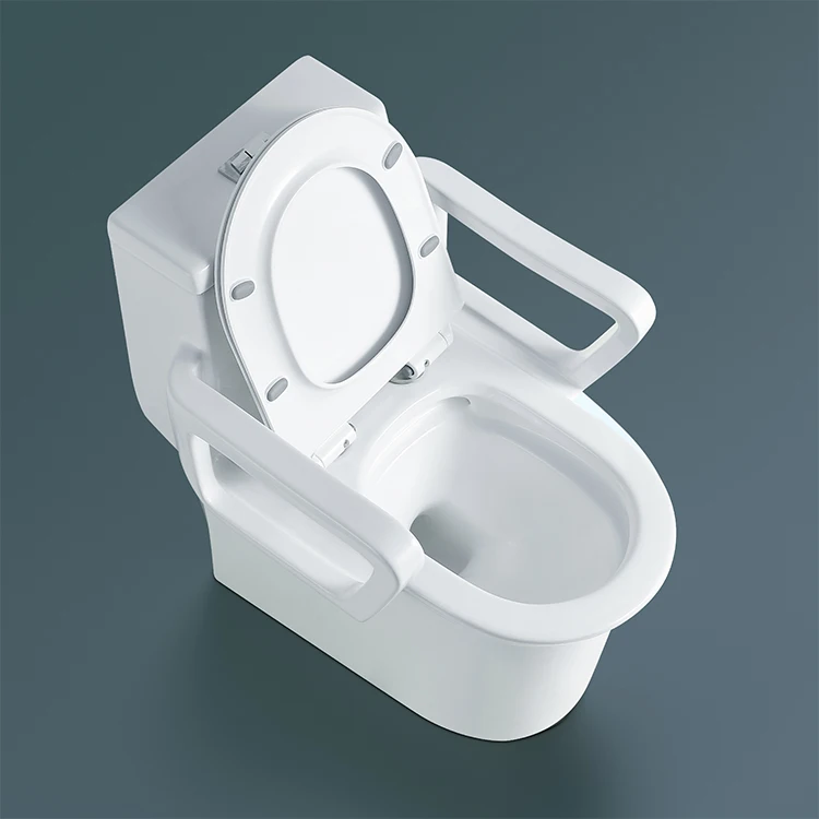 Cheap Bathroom Sanitary Ware Handicapped Standard Ceramic Floor Mounted Wc Wash Down One Piece Australian Disabled Toilet Seat