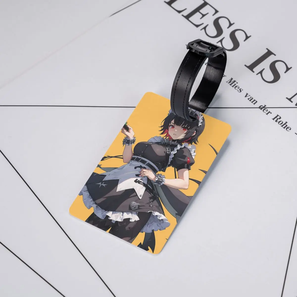 

Эллен Джо - бирки для багажа Zenless Zone Zero, аксессуары для чемоданов, бирка для ручной клади, держатель для бирки с идентификатором, именем, адресом