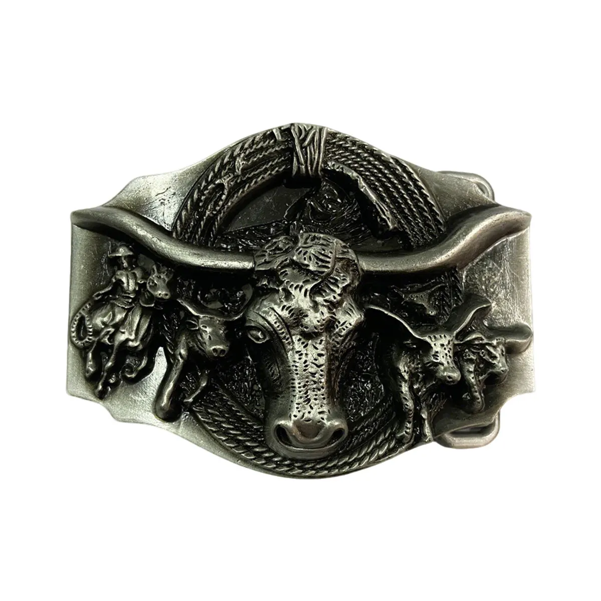 حبل رعاة البقر الغربي القديم للرجال من T-DISOM لإبزيم حزام الماشية وإكسسوارات عصرية على الطراز الكلاسيكي #4