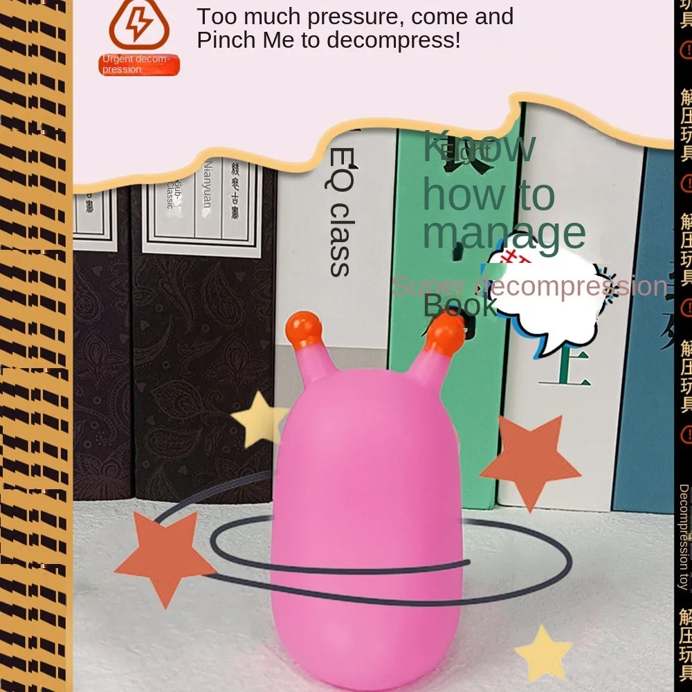 

Забавная игрушка для глазного яблока, трава, червь, щепотка, большое глазное яблоко, прыгающая игрушка, червь для глаз, креативные прыгающие игрушки для червей