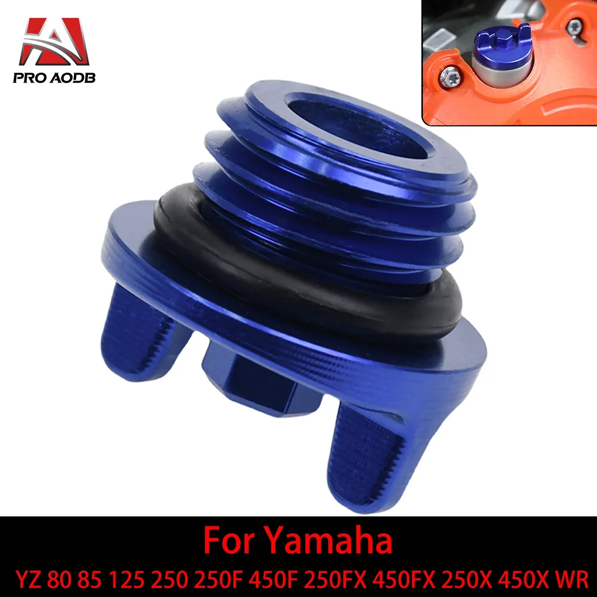 For Yamaha YZ 80 85 125 250 250F 450F 250FX 250X 450FX WR 250F 450F 250R 250X Blaster Motocross Engine Oil Filler Plug Cap Cover