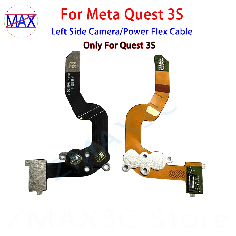 Original For Meta Quest 3S VR Headset Console Left Side Camera Flex Cable Replacement For Oculus Quest 3S Power Cable Parts