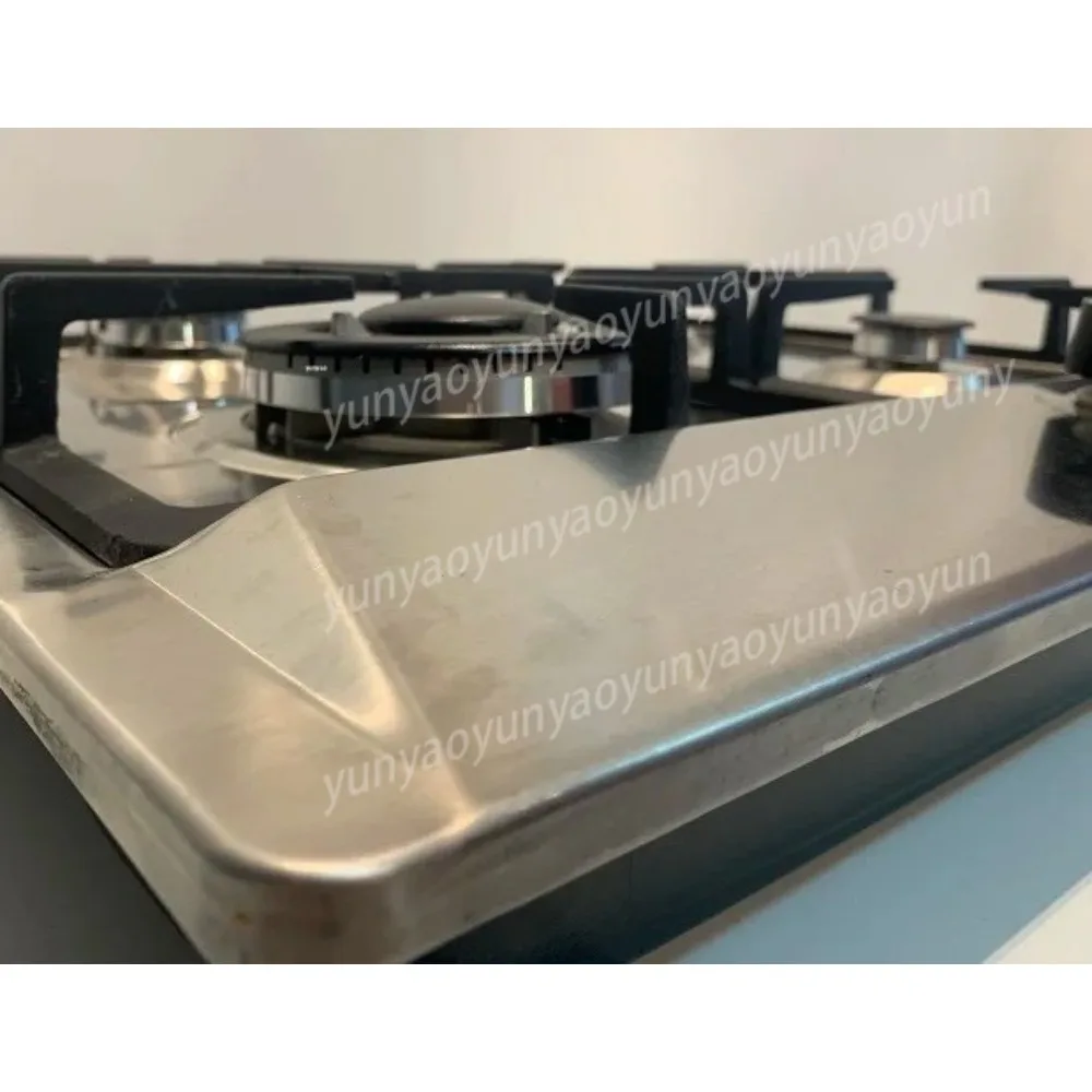 4-Burner Dual Fuel Stainless Steel Hob Blue Flame NG LPG Kitchen Cooking Stove Cooktop