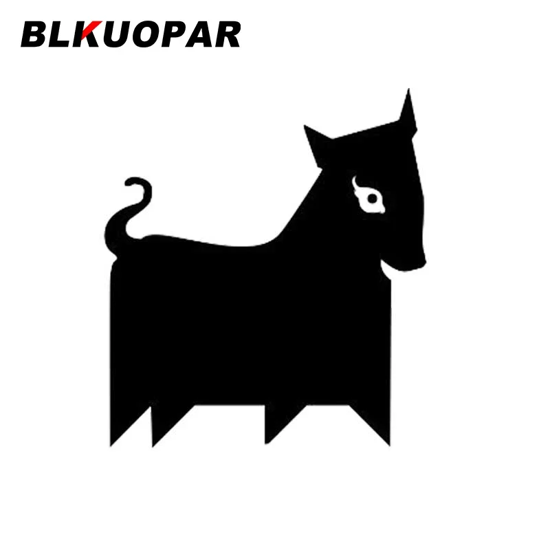 BLKUOPAR For Cattle Car Sticker Personality Waterproof Decal Creative Graphics Air Conditioner Refrigerator Car Door Protector