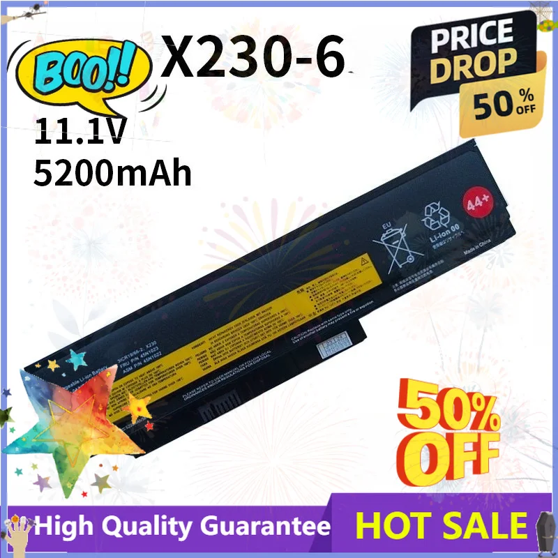 SWZY SWZY 45N1022 Laptop Battery For Lenovo Thinkpad X230 X230I 45N1025 45N1024 45N1033 45N1172 11.1V 5200mAh
