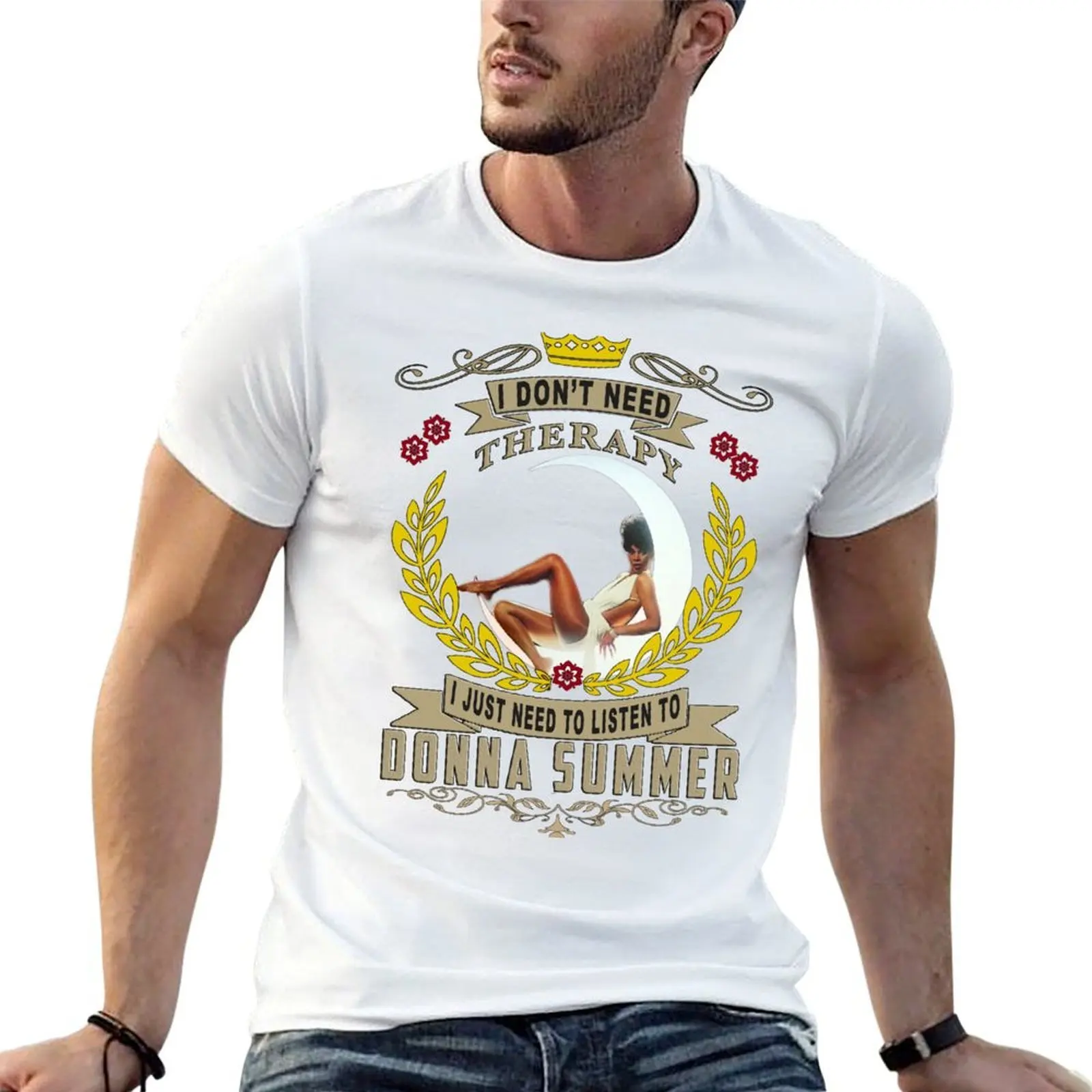DONNA ONE MOON LOVE T-Shirt topping funny meme t-shirts men clothing