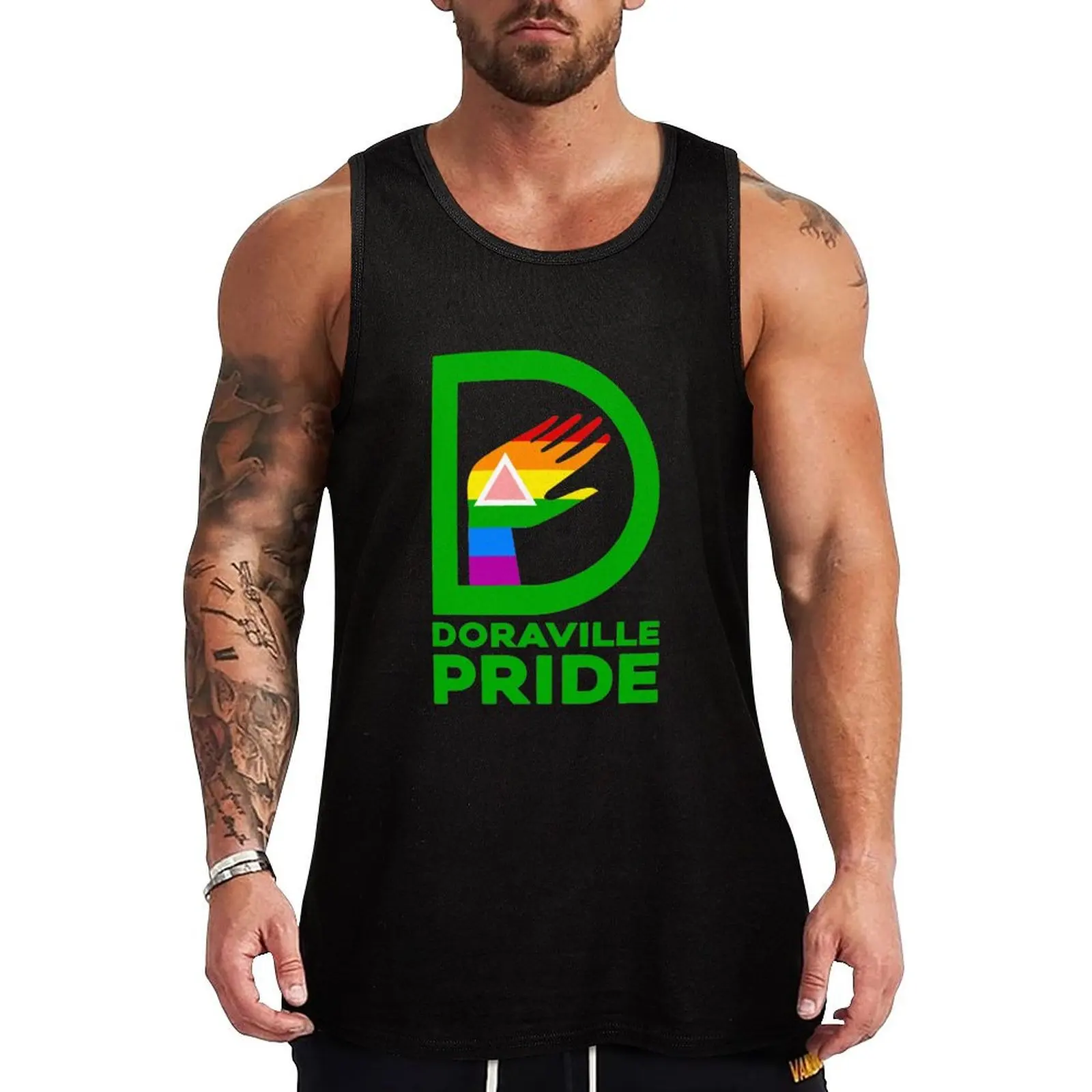 Doraville Pride Tank Top man vest gym t shirt men mens gym clothes