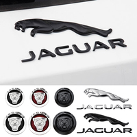 3D ABS Car Front Grill Emblem Logo Rear Trunk letter Badge Sticker For Jaguar XF X-TYPE S-TYPE XE XJ XK XJL XFR F-Type F-Pace