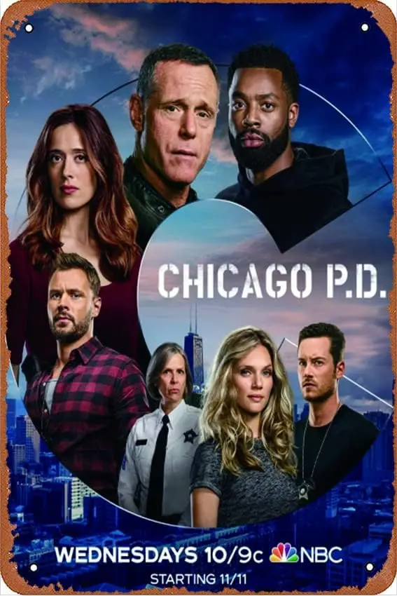 Chicago PD TV Series Plaque Poster Metal Tin Sign ; Vintage Retro Wall Decor
