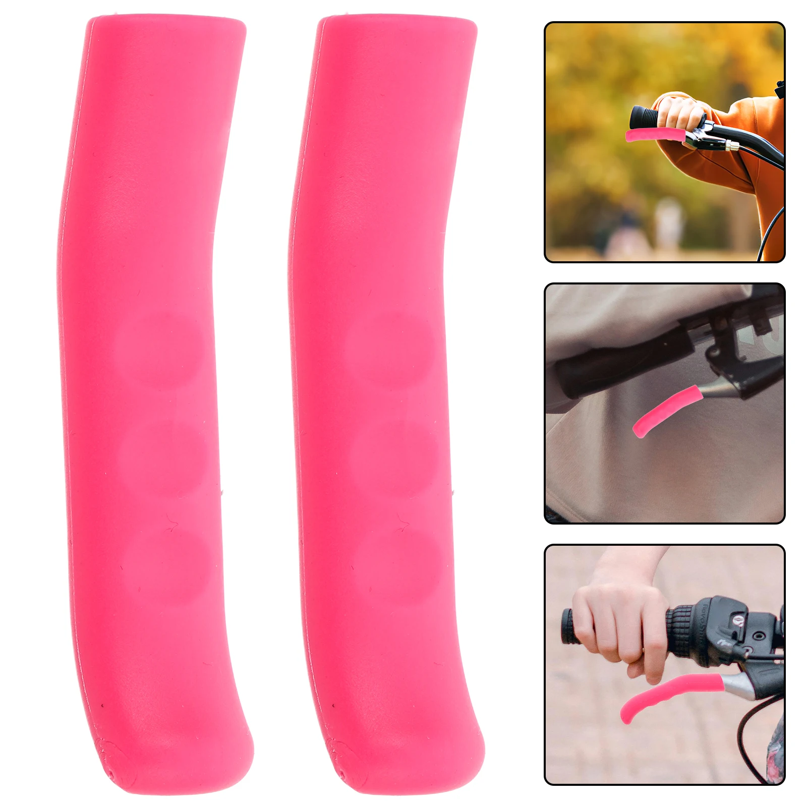 

4 Pcs Brake Lever Protector Bicycle Padding Grip Sleeves Bike Levers Grips Cover Handle Silicone Case