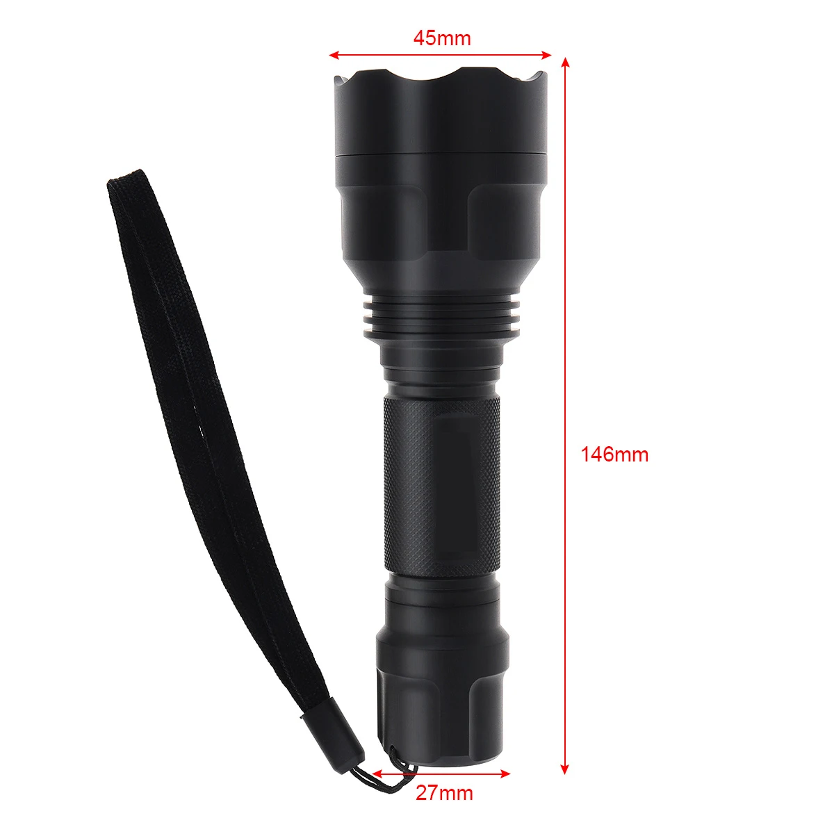 XPE Tactical Hunting LED Flashlight Waterproof Glare Flashlight with Green Light for Outdoor Activities /Hunting / Fishing