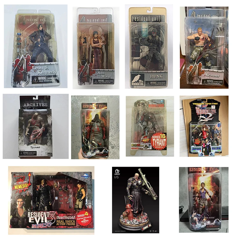 Figurine en PVC à collectionner pour enfants, figurine d'action, cadeaux originaux, Resident Evil 4 2 Ada Valentine, Mr X Rick Collection Toybiz NECA Palisades