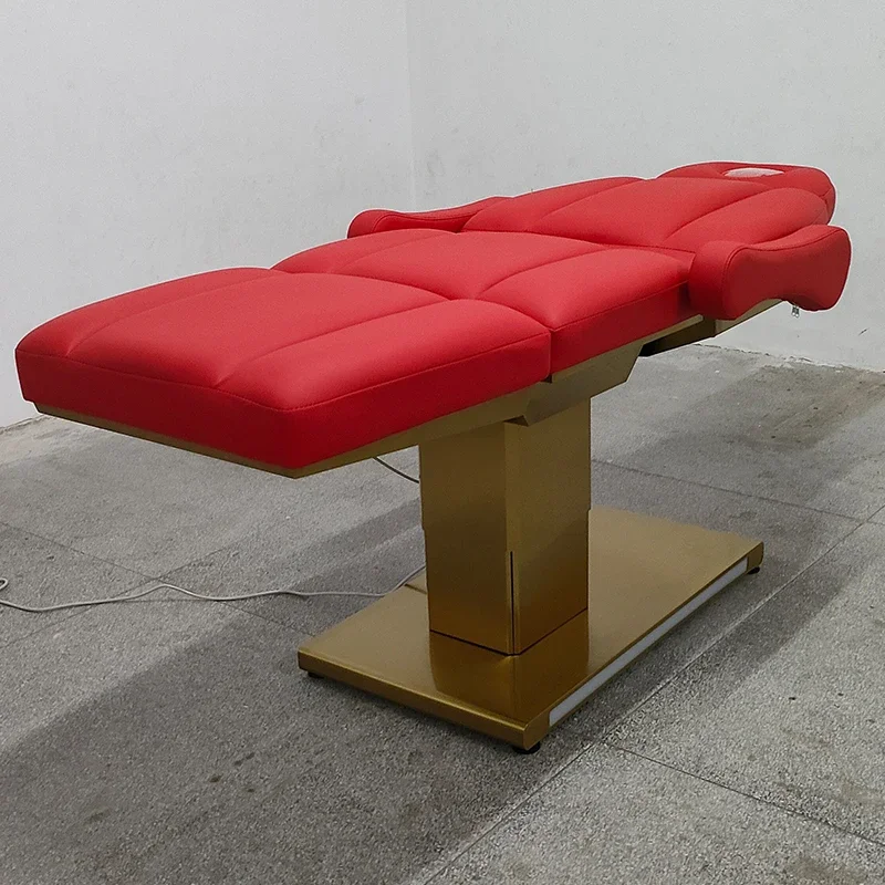 Logo 3 Motor Adjus Massage  Reclining Facial Bed for Salon Spa Lash Extension  Treatment