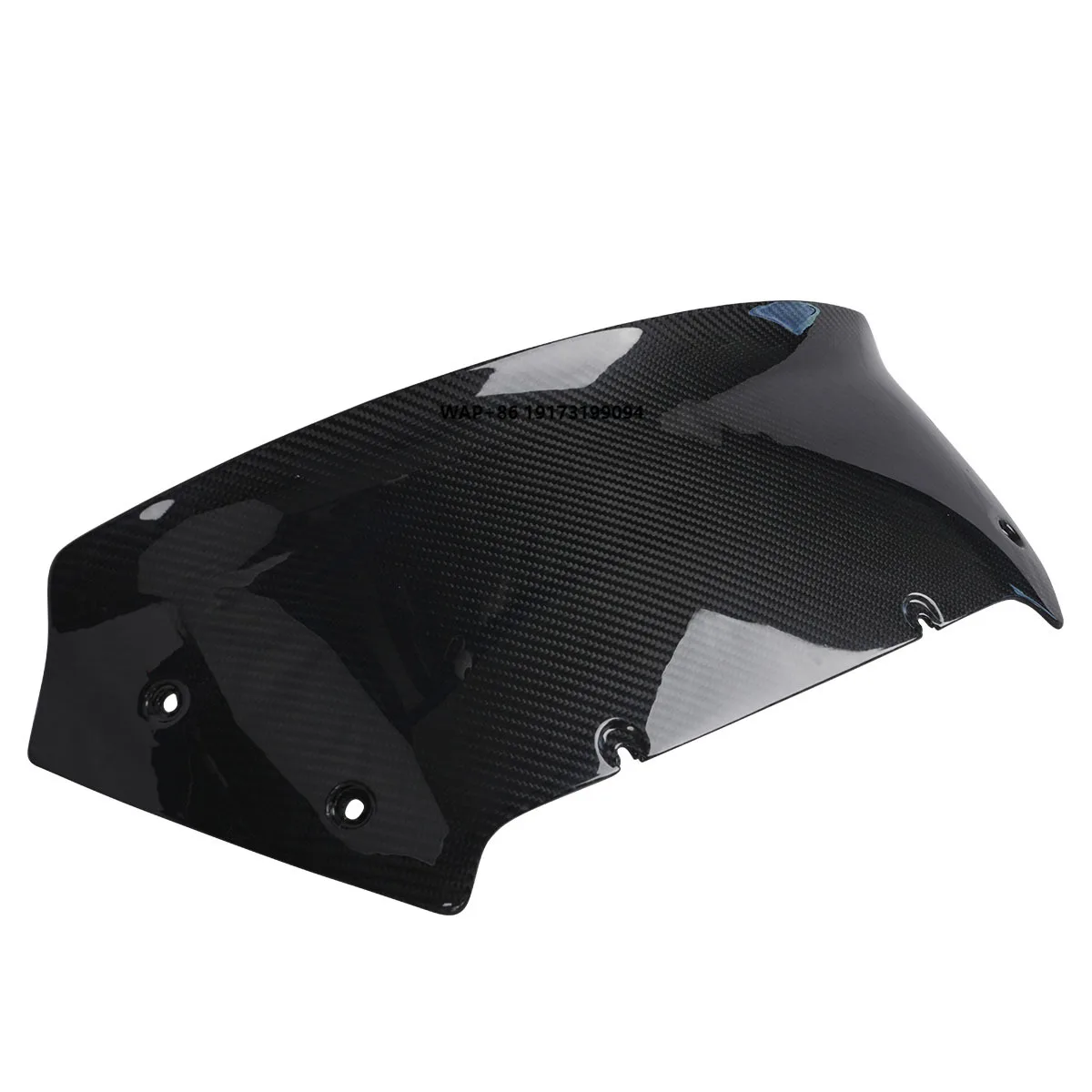 3K Twill Glossy Carbon Fiber Motorcycle Headlight Fairing Cowl Black Compatible for 2024 Street Glide