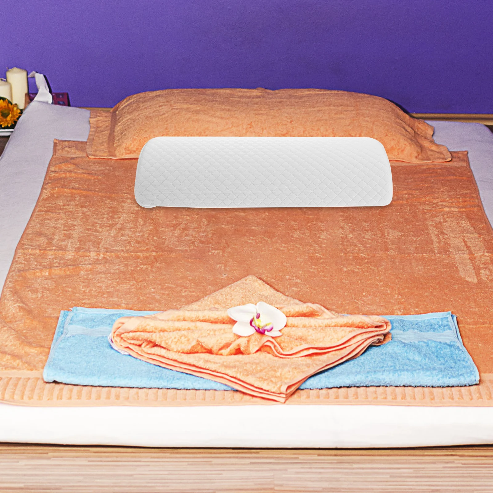 

Leg Pillow Half Moon Bolsters For Legs Knees Lower Back Head Lumbar Support Sleeping Aid Comfortable Ergonomic Design Home